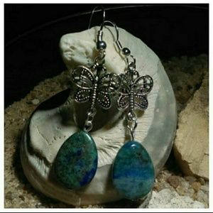 🌻Chrysocolla Lapis with butterflies